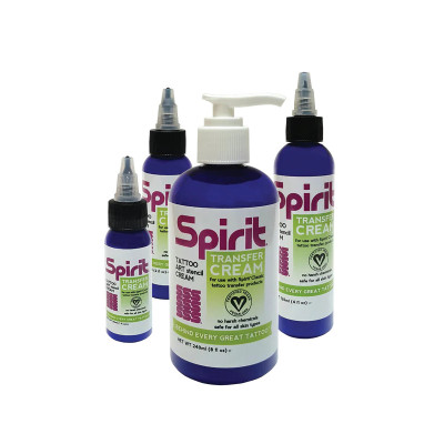 Spirit Transfer Tattoo Cream - pour imprimer le motif