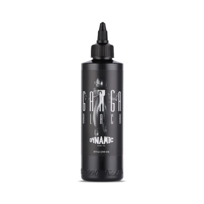 Dynamic Ganga Black 240ml - Black tattoo ink.