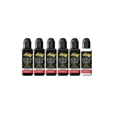 Kuro Sumi Imperial Zhang Po Greywash Set 44ml x 6szt.