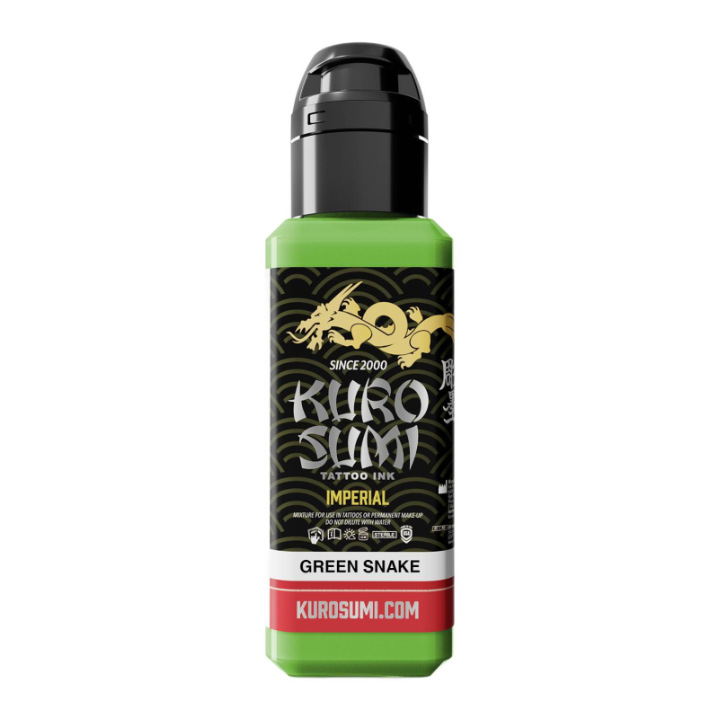 Kuro Sumi Tattoo Ink Imperial Green Snake  22ml