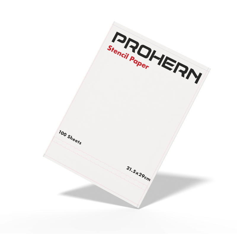 Papier de tatouage universel Prohern 100pcs