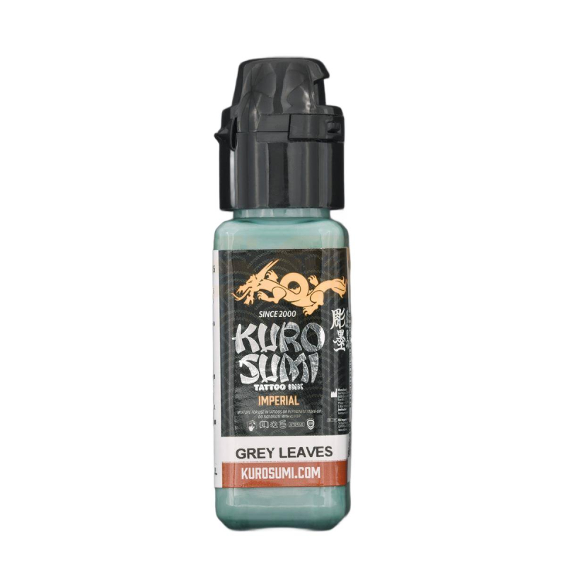 Kuro Sumi Tattoo Ink Imperial Grey Leaves  22ml