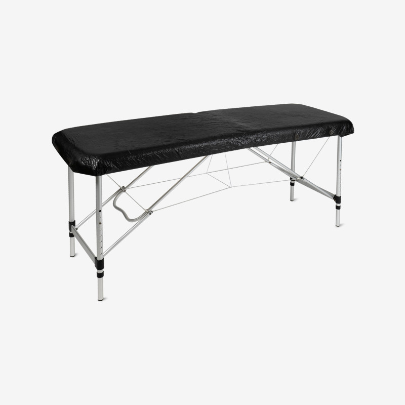 Schwarzer Liegestuhlbezug 10Stück 210x90x20cm
