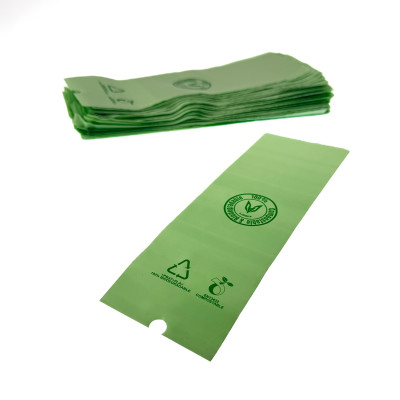 Feuille bio pour rasoir 6x18cm - 100pcs